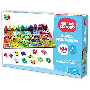 Brinquedo Pedagogico Educa Montessori