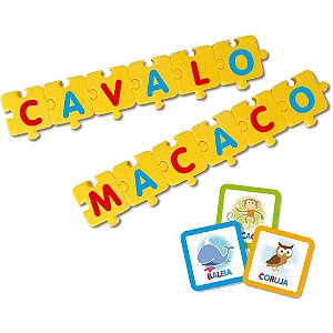Brinquedo Pedagogico Monta Palavras