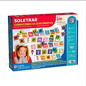 Brinquedo Pedagogico Soletrando - Sentimentos