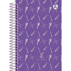 Caderneta Espiral Capa Dura Lavander 80F PCT.C/10