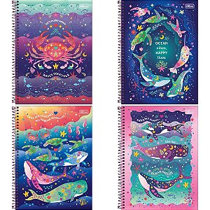 Caderno 01X1 Capa Dura Bubble 80FLS PCT.C/04