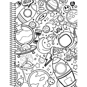 Caderno 01X1 Capa Dura Color Quest 80F PCT.C/04