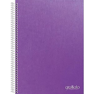Caderno 01X1 Capa Dura Graffiato Lilas 120F PCT.C/04
