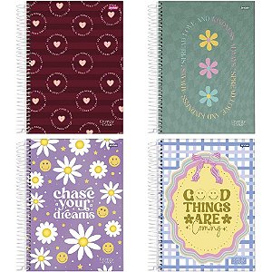 Caderno 10X1 Capa Dura ENERGY Color 160FLS. PCT.C/04