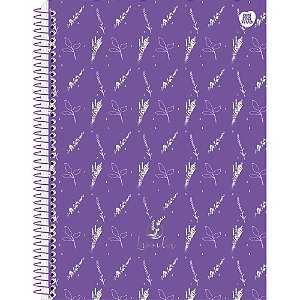 Caderno 10X1 Capa Dura Lavander 160F PCT.C/04