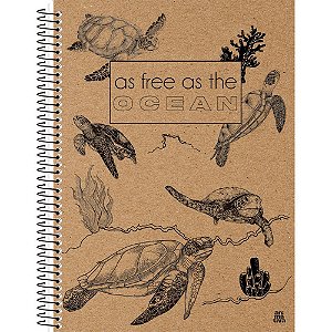 Caderno 10X1 Capa Dura Paper KRAFT Masculino 160F PCT.C/04