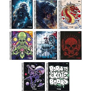 Caderno 15X1 Capa Dura FLOW 240FLS. PCT.C/02