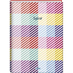 Caderno Brochura 1/4 Capa Dura Spiro 80 FLS. PCT.C/05
