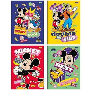 Caderno Brochurao Capa Dura Mickey Vintage 80F PCT.C/05