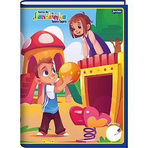 Caderno Brochurao Jandainha BEM BOM Azul 60FLS PCT.C/10