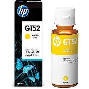 Refil de Tinta HP GT52 Amarelo 70ML