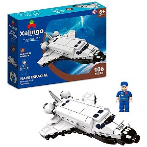 Brinquedo para Montar Quadrante X Nave ESPACI.106PCS