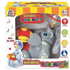 Brinquedo para Bebe Elefante Brincalhao C/LUZES e