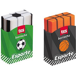 Borracha Decorada TRIS Esporte 2 Modelos DP.C/24