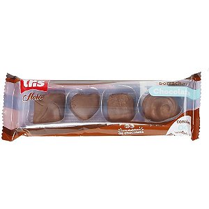 Borracha Decorada TRIS Chocolate 4 Modelos DP.C/12