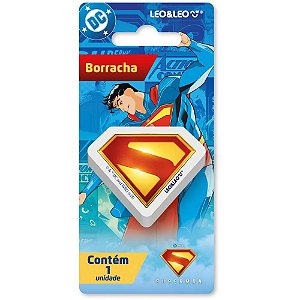 Borracha Decorada Superman 4 Modelos (S) Blister