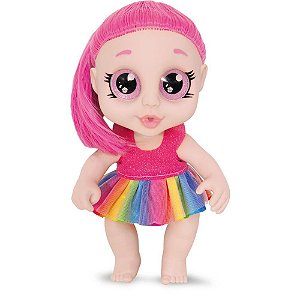 Boneca com Mecanismo Magic BABY FAZ Xixi C/MAMADEIR