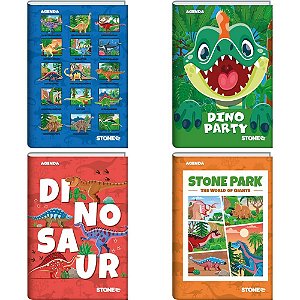 Agenda Permanente Stone CD 96FLS 134X200MM PCT.C/04