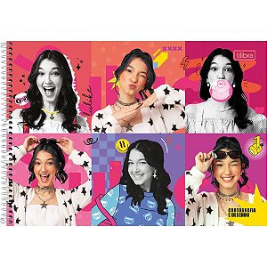 Caderno Desenho UNIV Capa Dura Luluca Espiral 80FLS PCT.C/04