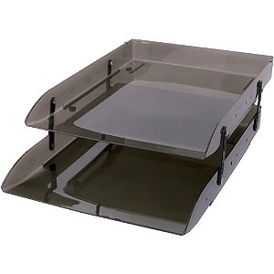 Caixa Correspondencia Dupla Articulavel Fume