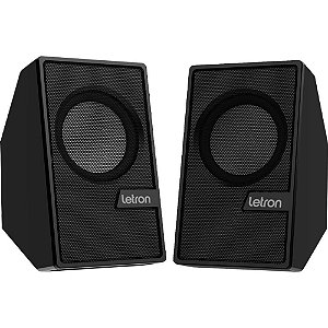 Caixa de Som P/ Computador Letron Estereo CYBER 6W USB/P2