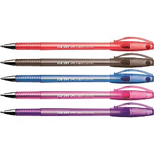 Caneta Esferografica ICE 061 0,8MM Azul CX.C/12