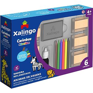 Carimbo Pedagogico Animais Selvagens P/COLORIR