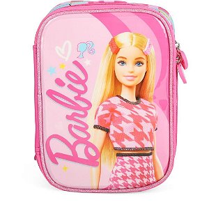 Estojo BOX Tecido Barbie G PINK