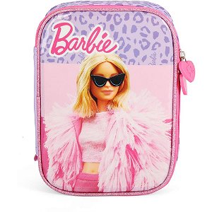 Estojo BOX Tecido Barbie G Violeta