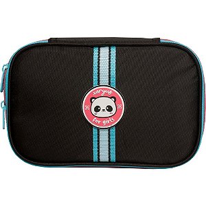 Estojo BOX Utility Panda Preto