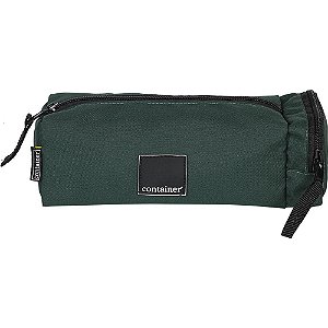 Estojo Simples Tecido Container Colors Verde