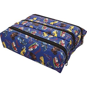 Estojo Triplo Tecido Carrinho Masculino PCT.C/02