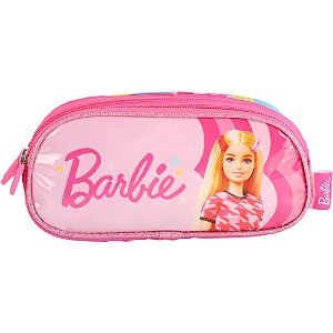 Estojo Triplo Barbie Tecido PINK