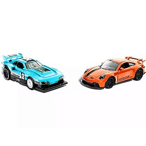 Hot Wheels Colecionavel PULL-BACKS 2-PACK 1:43 (S)