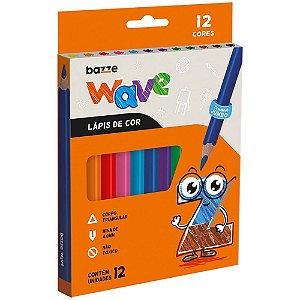 Lapis de COR Jumbo Bazze Wave Triangular 12CORES PCT.C/06