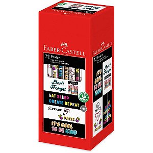 Lapis Preto Redondo Decorado Poster 4MODELOS CX.C/72