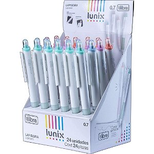 Lapiseira 0.7MM Lunix GRIP Emborrachado (S) DP.C/24