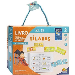Livro QUEBRA-CABECA Todolivro PLAY Silabas BOX