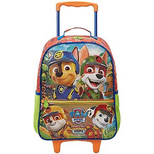 Mochila Infantil com Rodinha Patrulha Canina X2