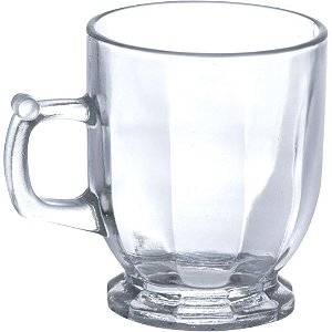 Xicara CHA Vidro ASTRA 6 Pecas Jogo