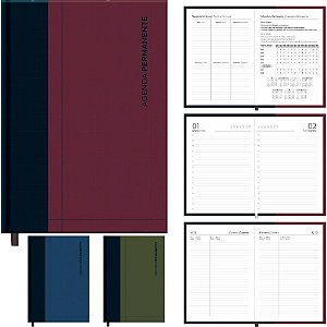 Agenda Permanente Color Executiva 192F.145X205MM PCT.C/04