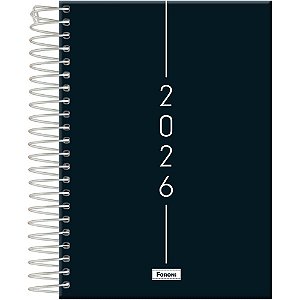 Agenda 2026 CLIFF Preta 176F.117X164MM PCT.C/05