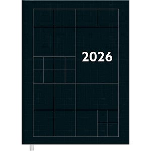Agenda 2026 Compacta Preta 176F.145X205MM PCT.C/05