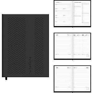 Agenda 2026 Compacta Preta 176F.145X205MM PCT.C/05