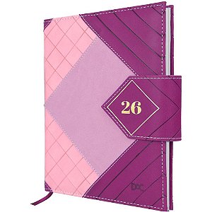 Agenda 2026 Rosa e Roxa CD 168F. 134X190MM