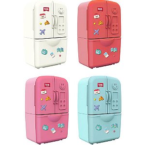 Apontador com Deposito Decor. TRIS FROSTY 2EM1 C/BORRACHA 4C DP.C/16