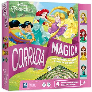 Jogo de Tabuleiro Corrida Magica Princesas