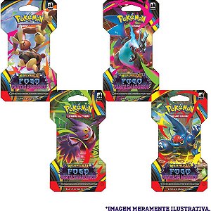 Jogo de Cartas Pokemon ME02 Fogo Fantasmagori DP.C/24