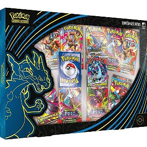 Jogo de Cartas Pokemon BOX Mega Charizard EX