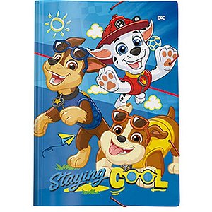 Pasta ABA Elastica Plastica Patrulha Canina MASC S/LOMBO PCT.C/10